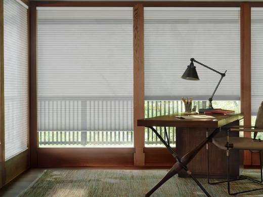 Hunter Douglas Duette® Cellular Shades in an Office near Idaho Falls, Idaho (ID)